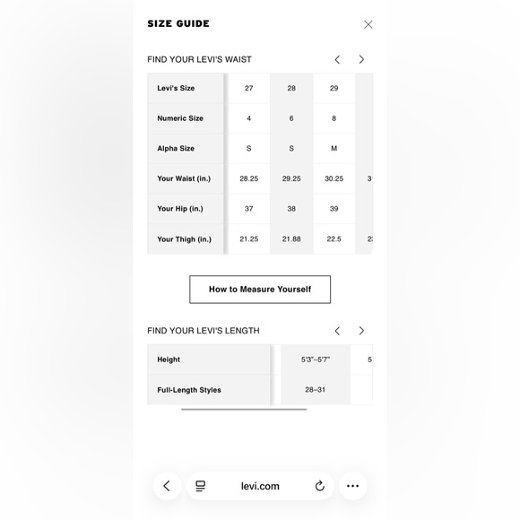 Levi’s Cinch Barrel Jeans 28x31 - Picture 7 of 7